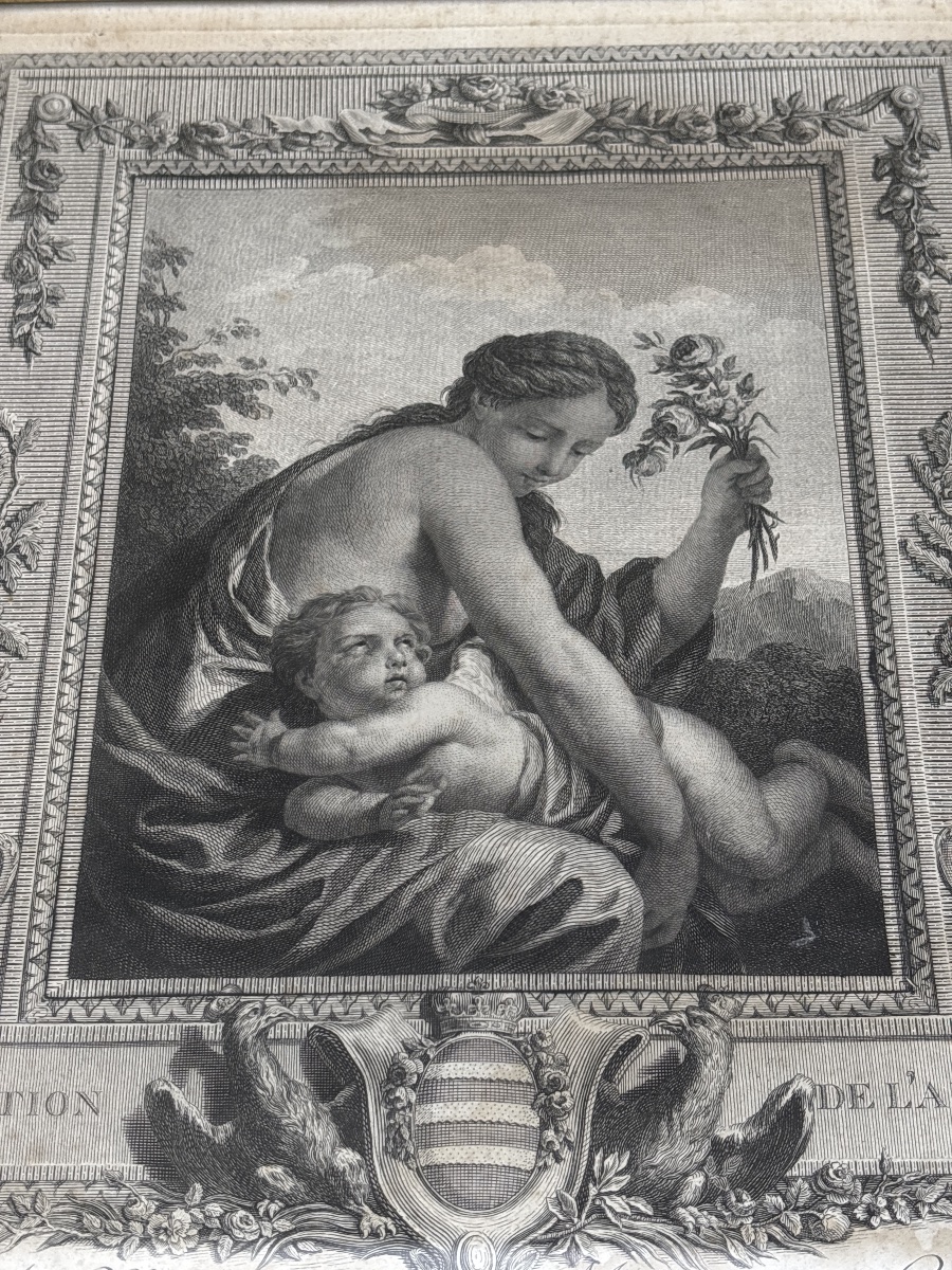 J. Bouillard (1744–1806), *the Punishment Of Love* (*the Spanking*), Beautifully Framed -photo-3