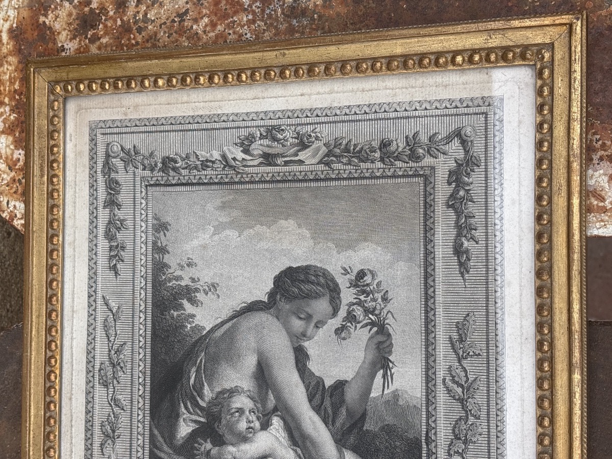 J. Bouillard (1744–1806), *the Punishment Of Love* (*the Spanking*), Beautifully Framed -photo-6
