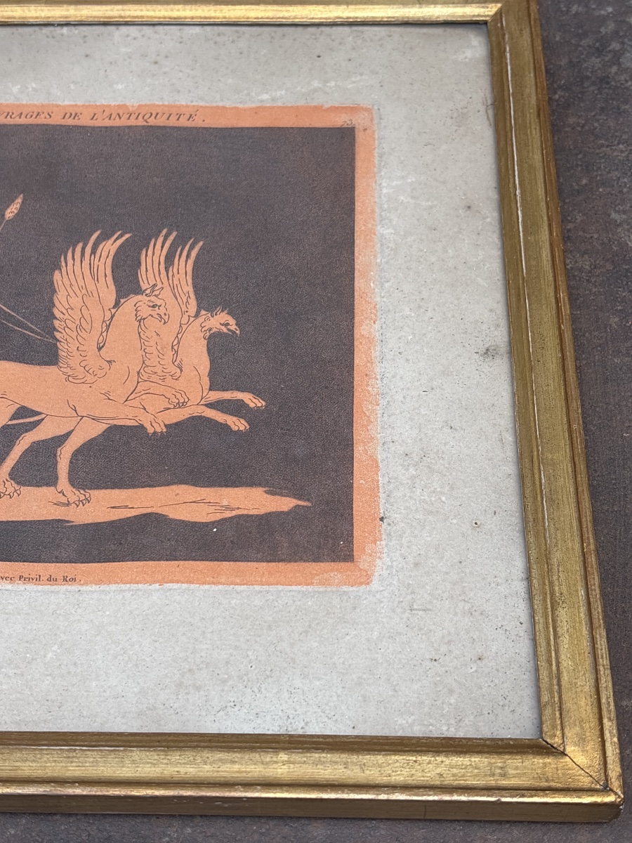 Willemin Nicolas (1763–1839) Engraving Based On *antiquities*. Published By Esnault & Rapilly-photo-4