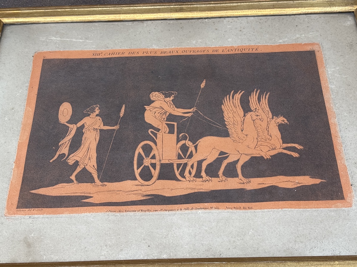 Willemin Nicolas (1763–1839) Engraving Based On *antiquities*. Published By Esnault & Rapilly-photo-1