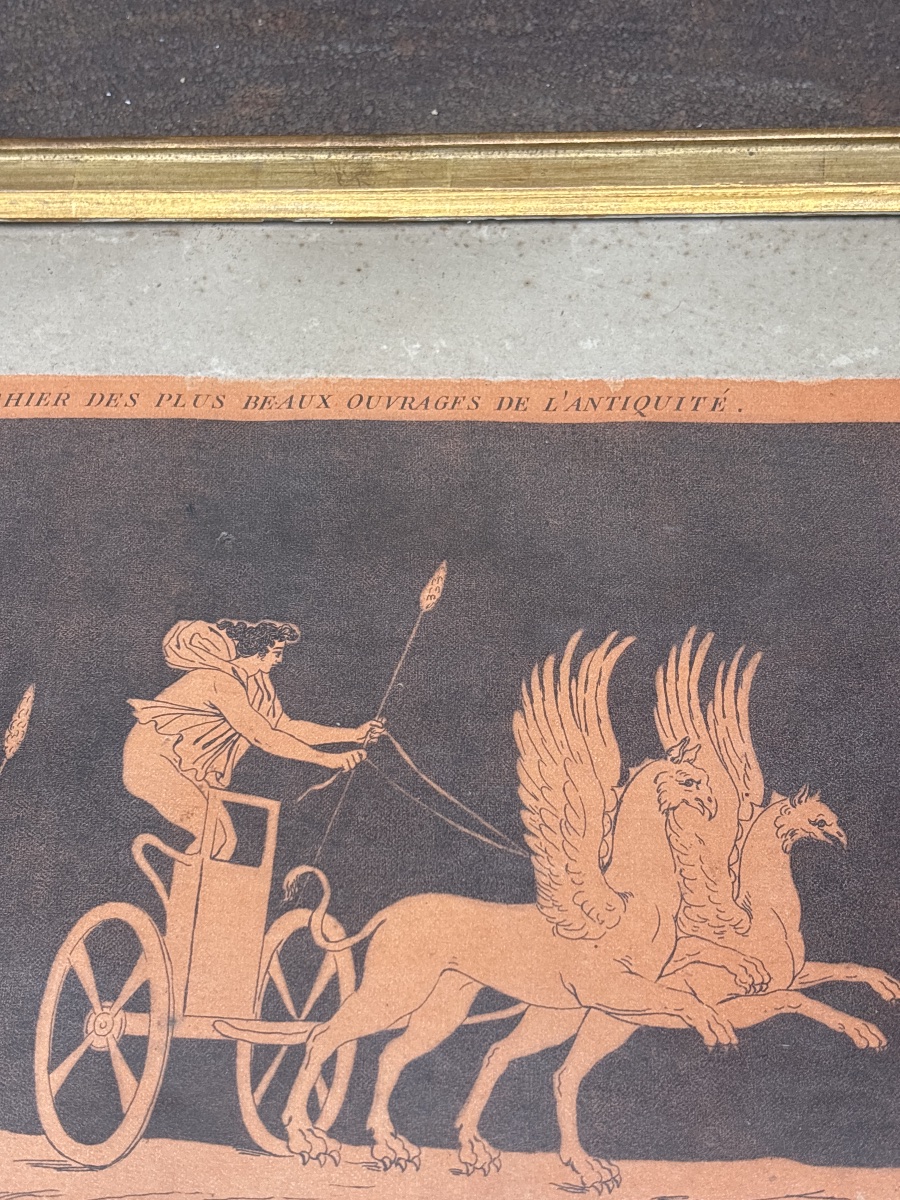 Willemin Nicolas (1763–1839) Engraving Based On *antiquities*. Published By Esnault & Rapilly-photo-3