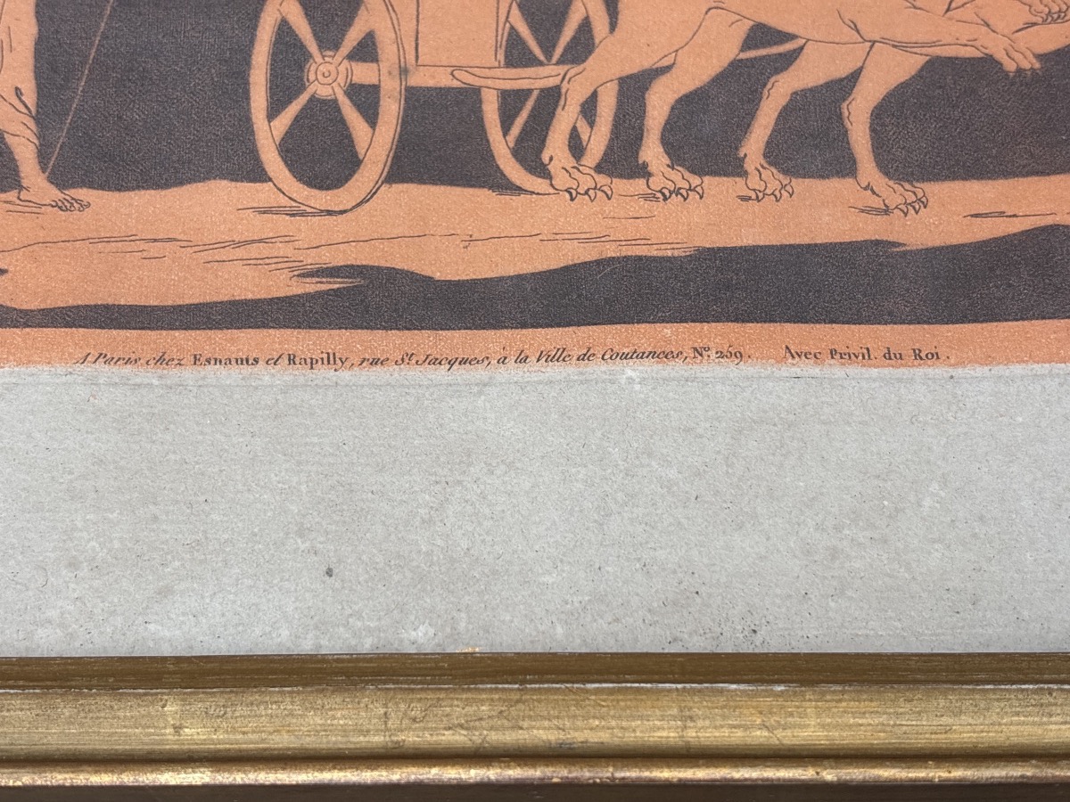 Willemin Nicolas (1763–1839) Engraving Based On *antiquities*. Published By Esnault & Rapilly-photo-5