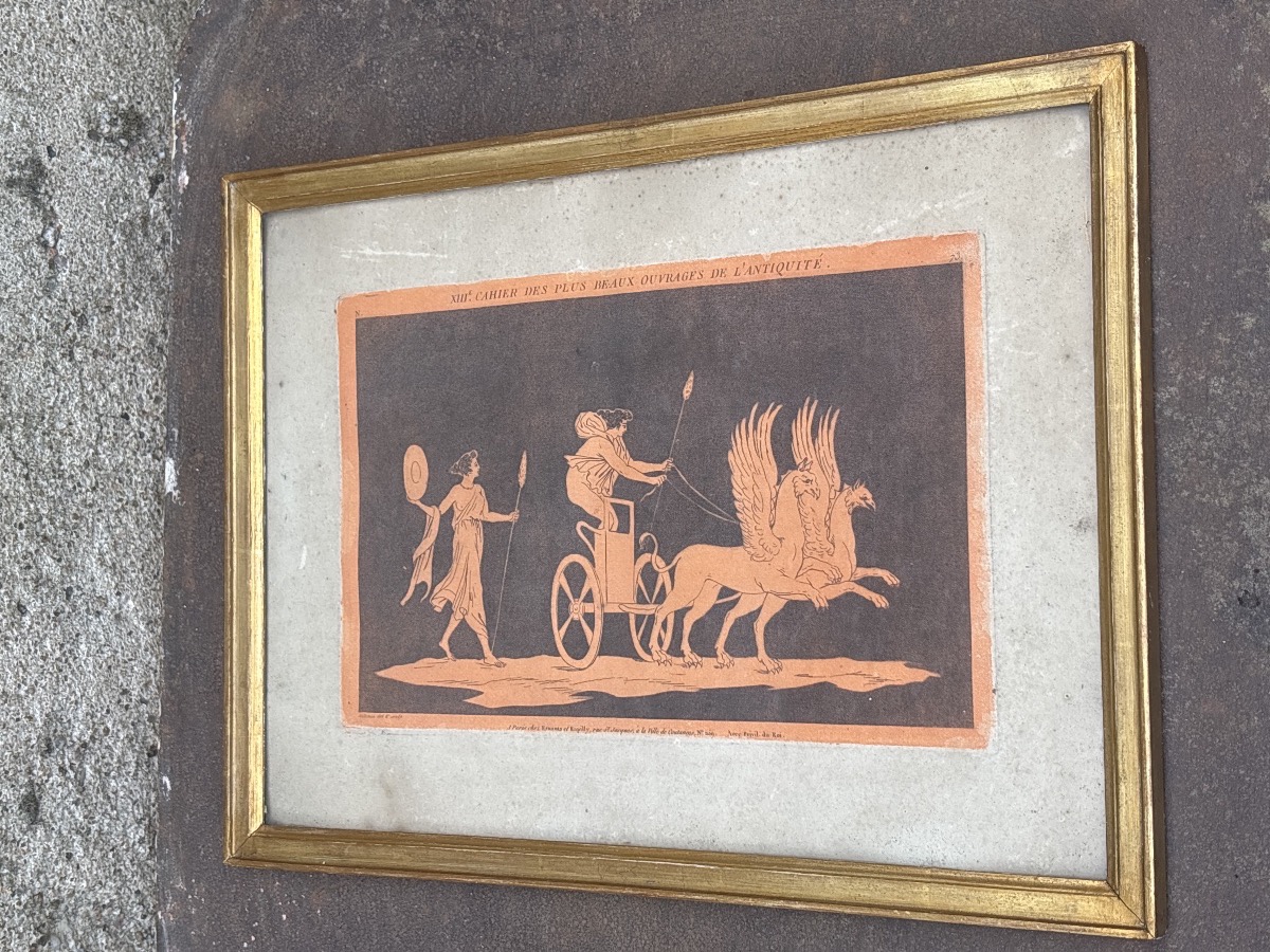 Willemin Nicolas (1763–1839) Engraving Based On *antiquities*. Published By Esnault & Rapilly