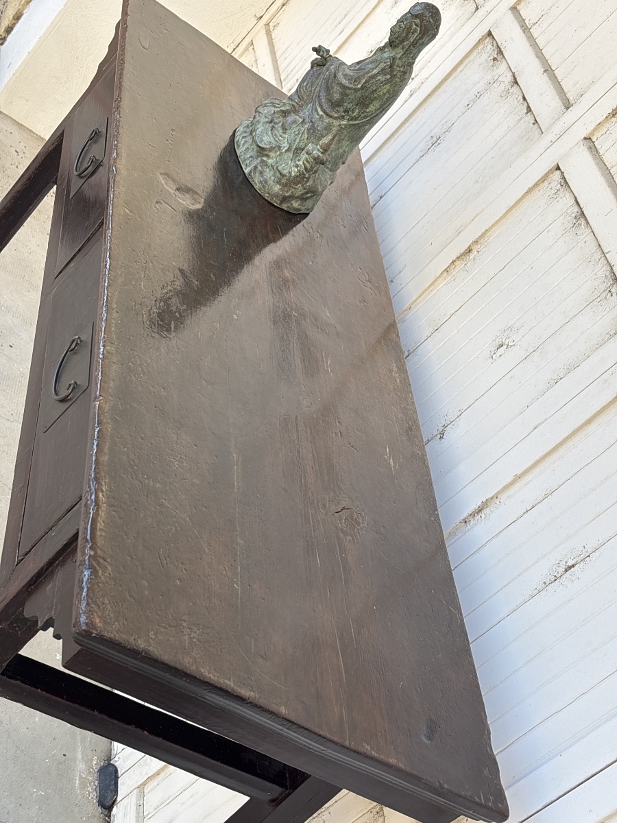 19th-century Ming Dynasty Console Table From China With Antique Patina -photo-3