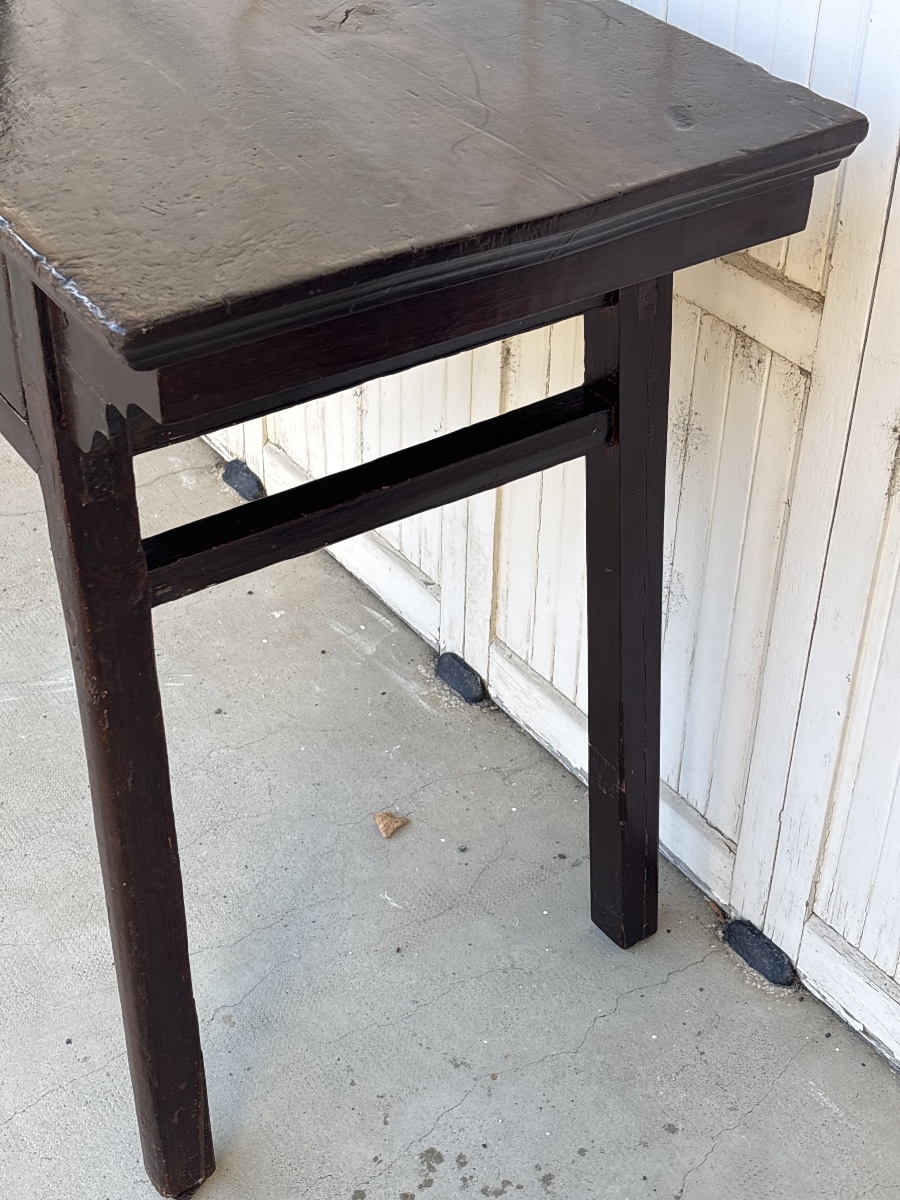 19th-century Ming Dynasty Console Table From China With Antique Patina -photo-4