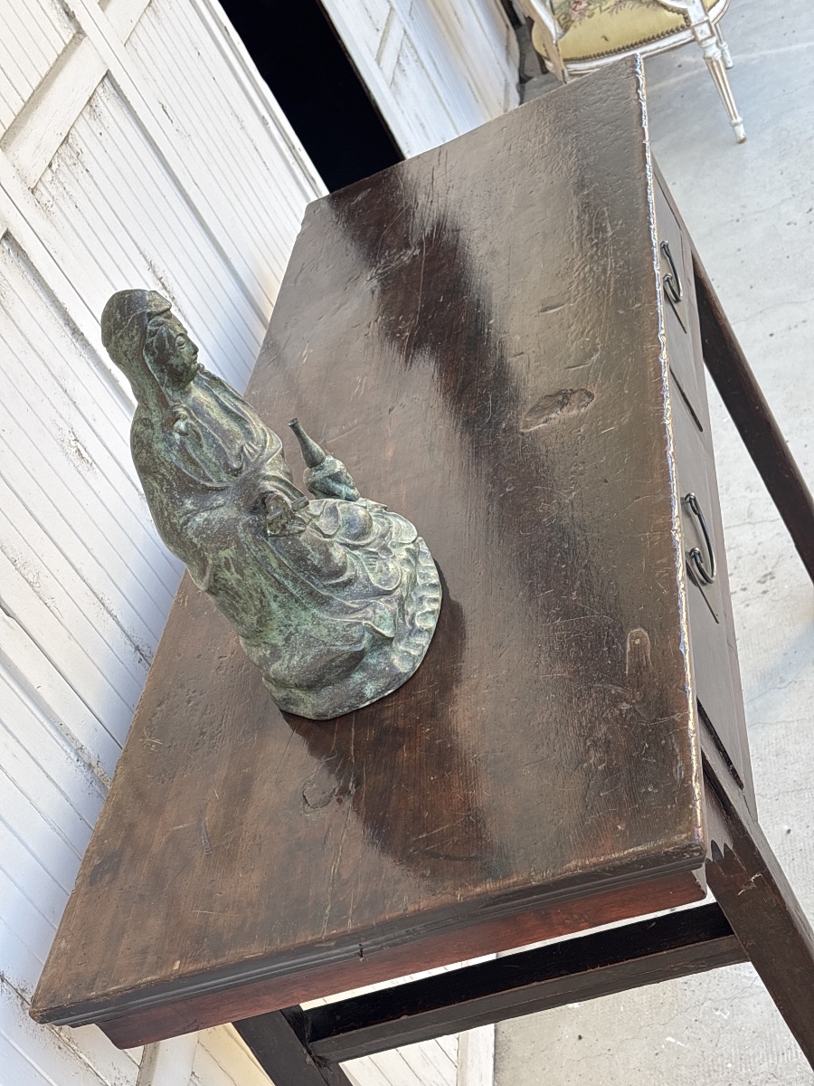 19th-century Ming Dynasty Console Table From China With Antique Patina -photo-4