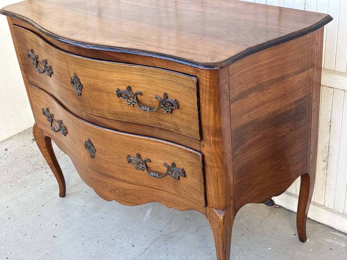 "arbalète" Chest Of Drawers, "jf Hache" Style, Attributed To Mailfert 