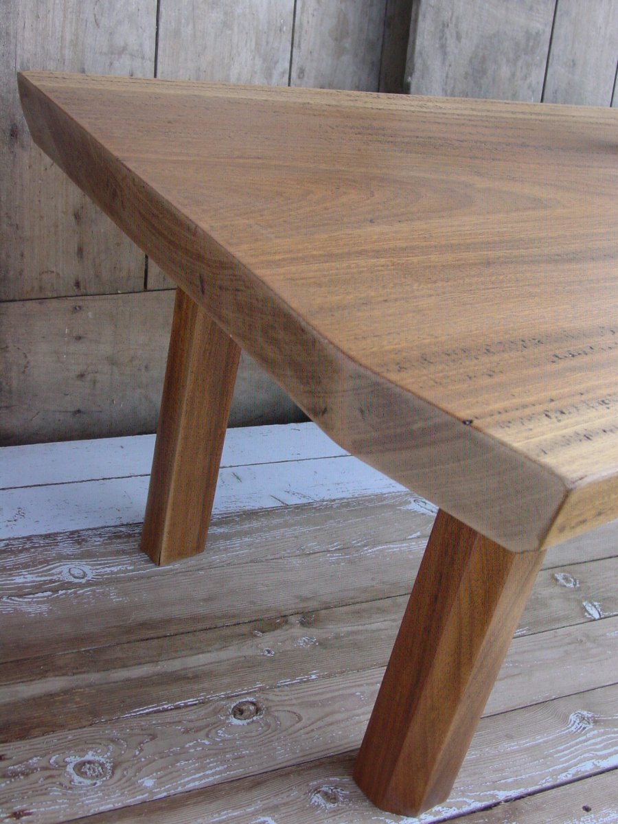 Coffee Table Teak Brutaliste Cf Perriand Free Form-photo-2