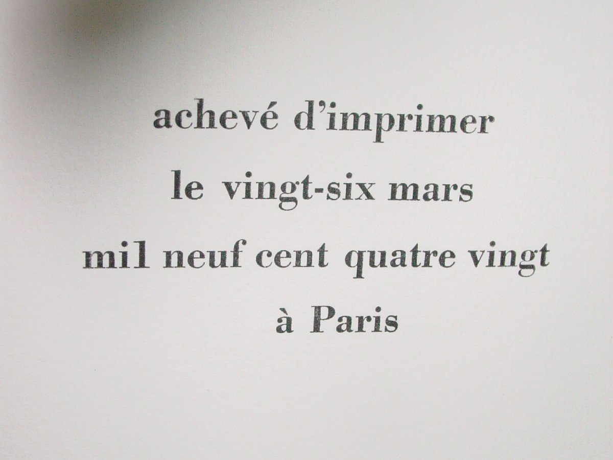 "Le Cœur au Repos " II / VIII Jacques Berne & Jacques Soisson 1980  Gd in-folio ff. Michel Bon-photo-7