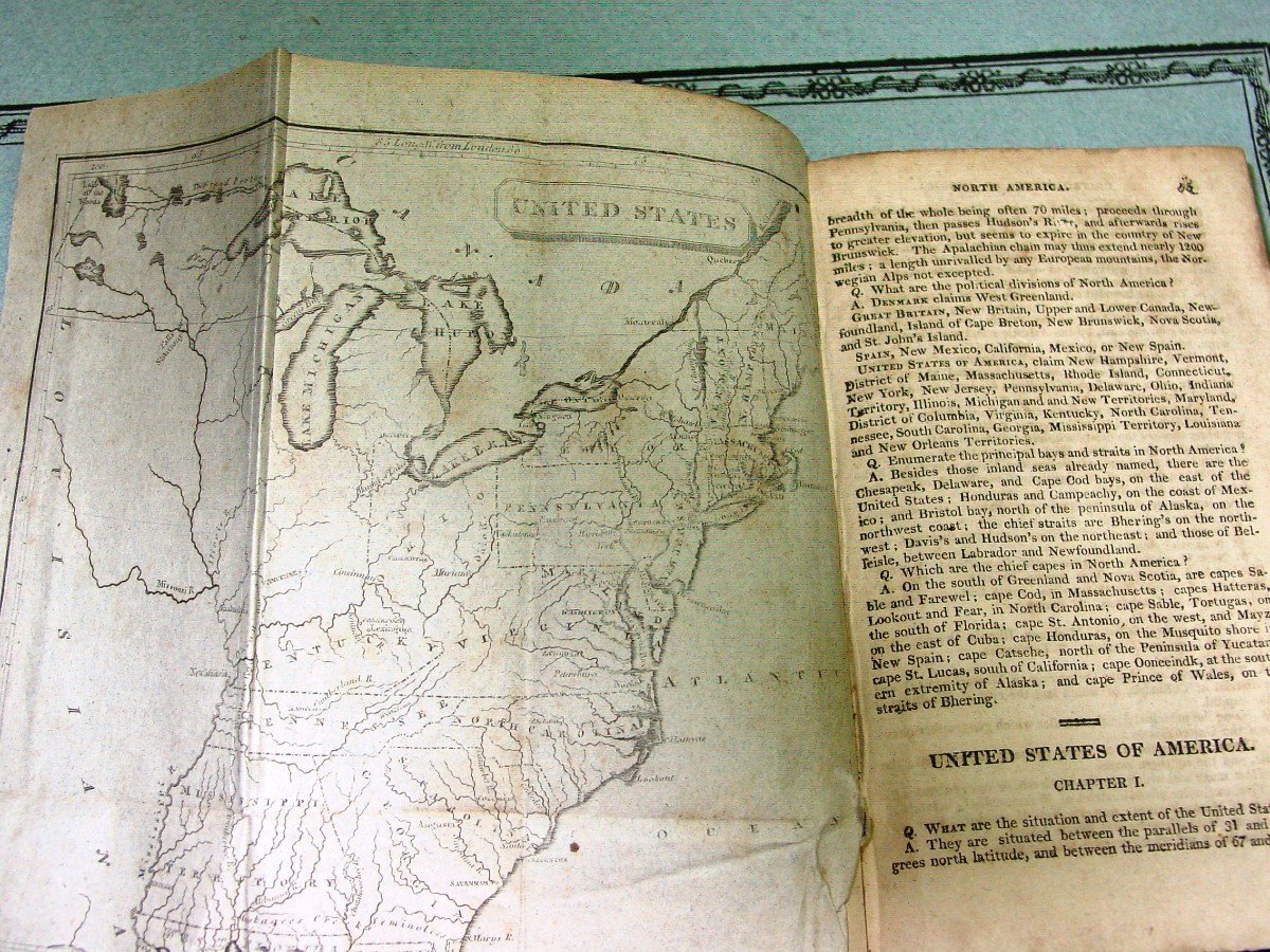 (sic) A New And Easy System Of Géography And Popular Astronomy By John O'neill 1816 Baltimore -photo-2