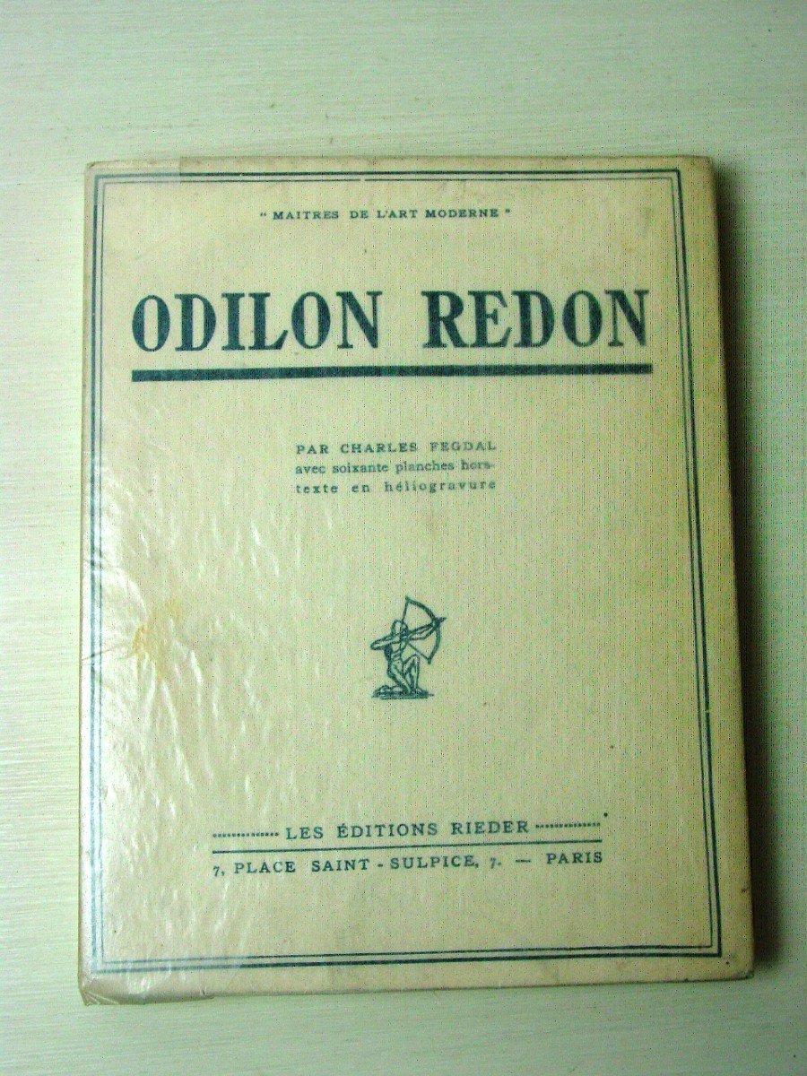 Edition Originale 1929 "Maîtres de l' Art Moderne" Odilon Redon