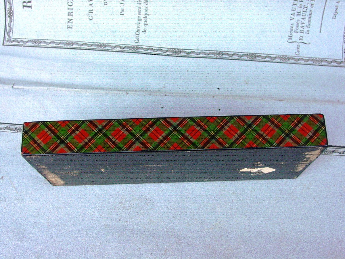 Clan Prince Charlie : Nécessaire à Crayons à Décor  Tartan d'époque Victorienne Tartan Ware-photo-1