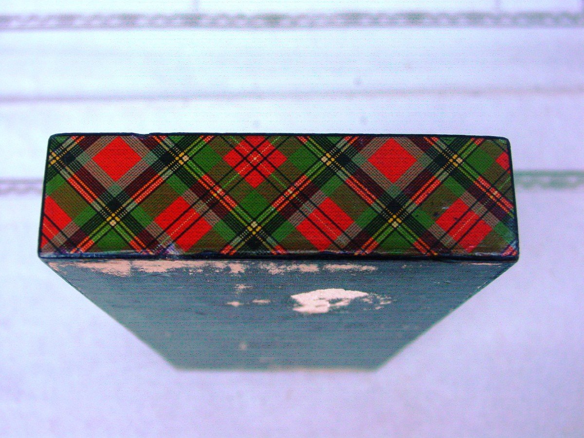 Clan Prince Charlie : Nécessaire à Crayons à Décor  Tartan d'époque Victorienne Tartan Ware-photo-4