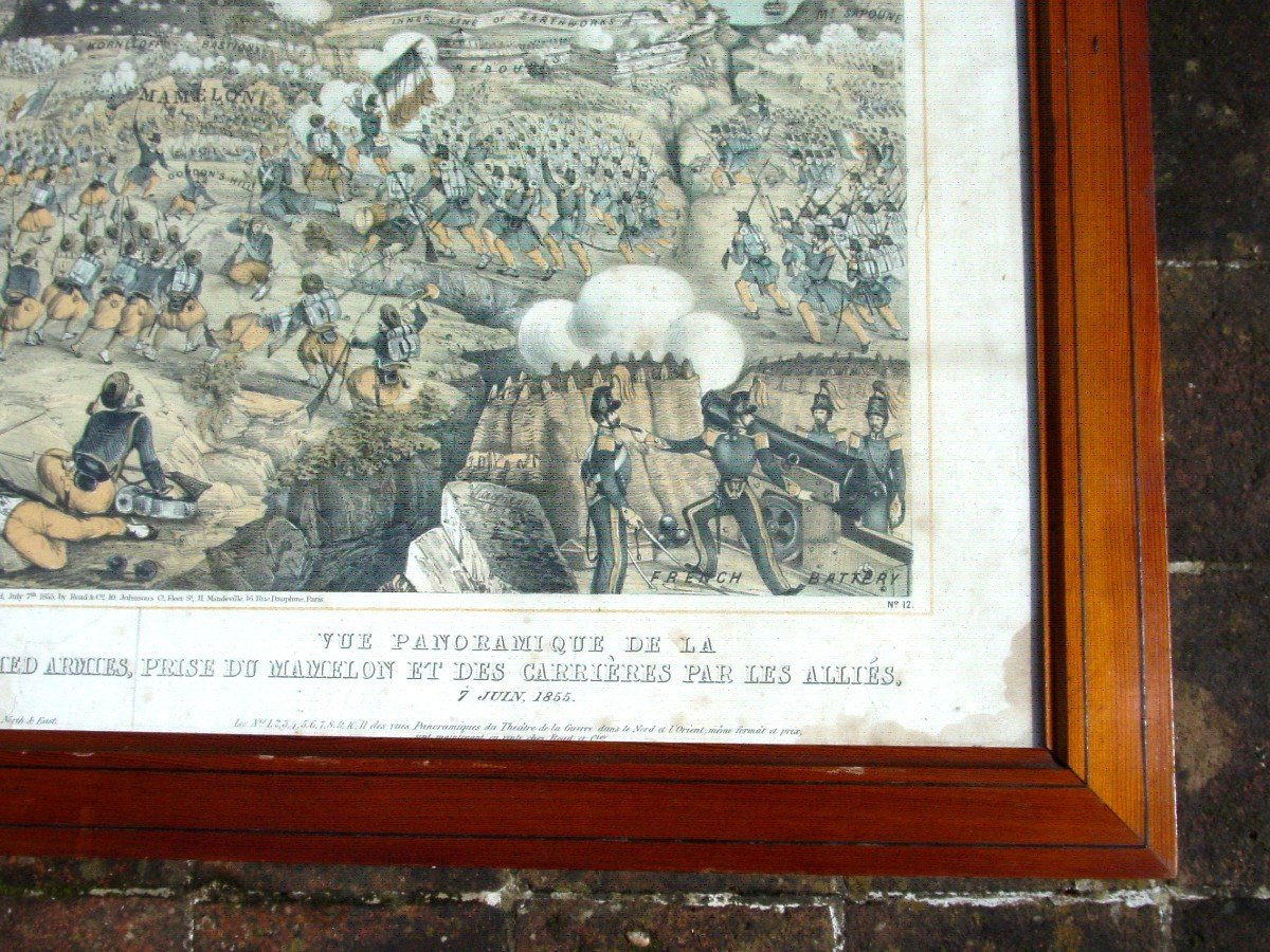 Read And Co  View Panoramic Prise Du Mamelon Vert Le 7juin 1855 Guerre De Crimée Carte  n°=12-photo-4