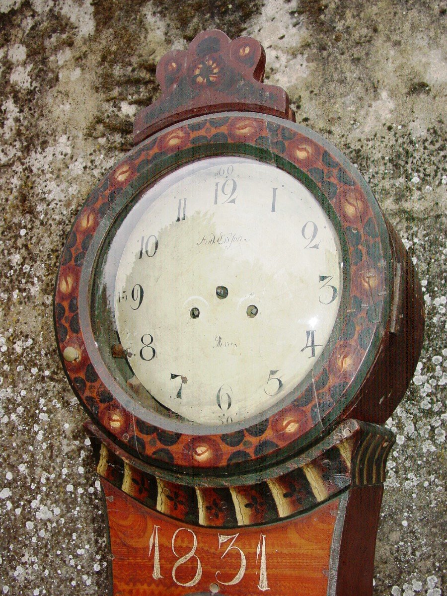 Horloge Mora Gustavienne 1831 Suède -photo-2