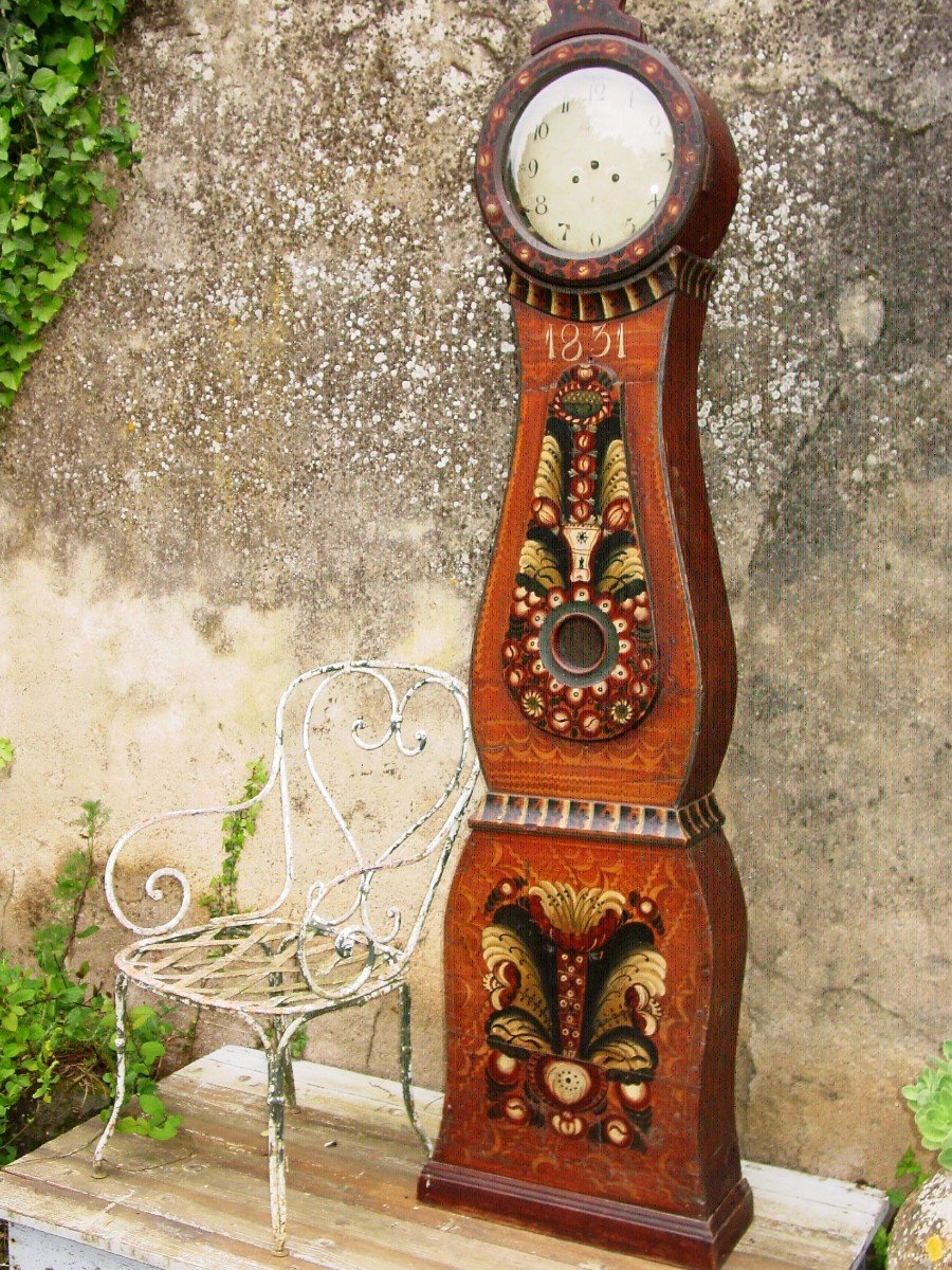 Gustavian Mora Clock 1831 Sweden
