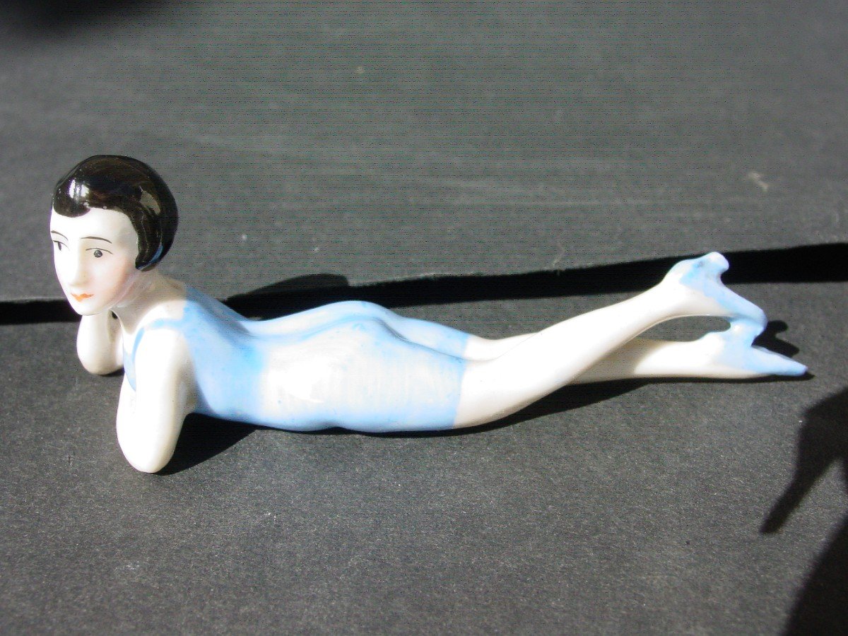 Around 1930 German Porcelain Boy-photo-2