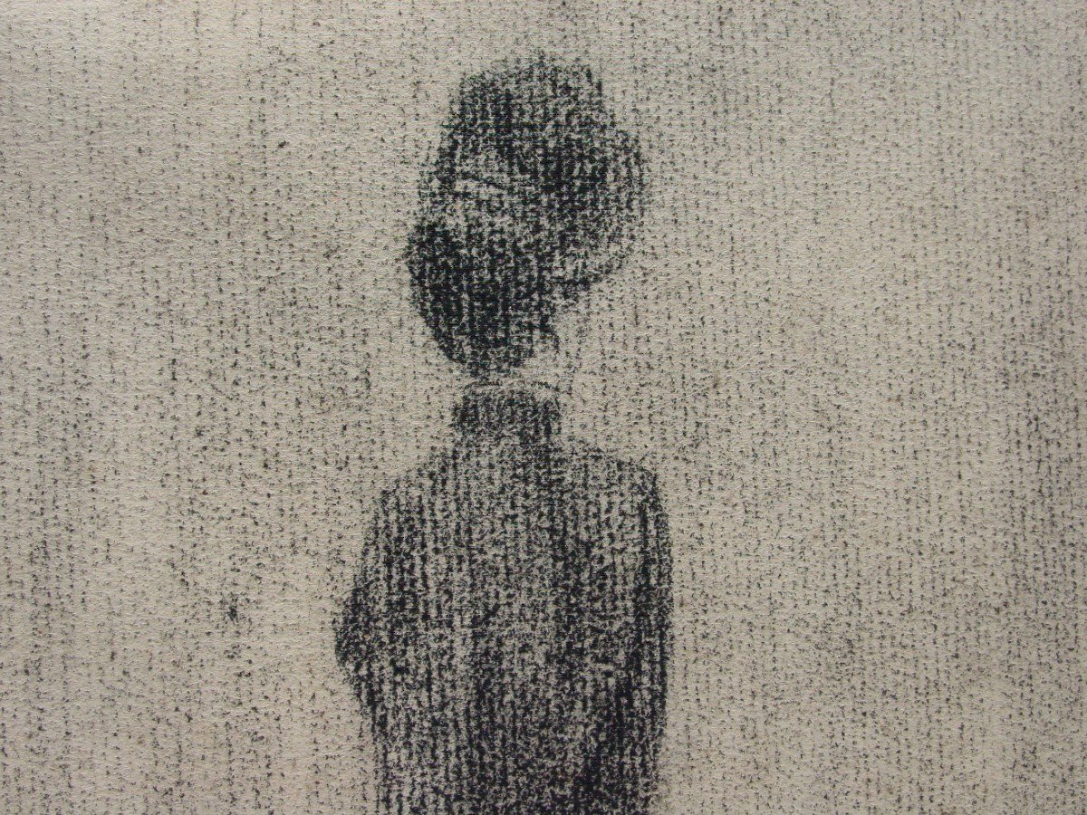 Dessin au Crayon signé ou marqué : Seurat-photo-4