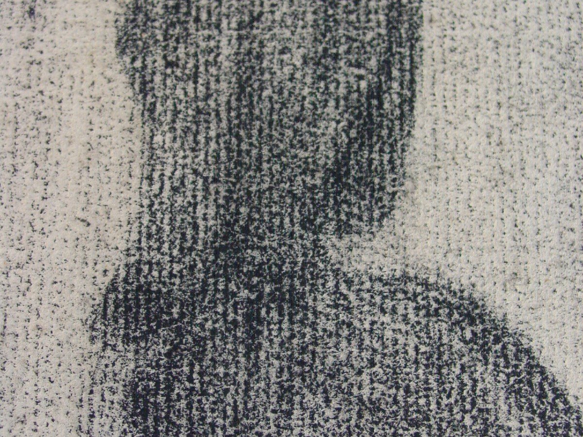 Dessin au Crayon signé ou marqué : Seurat-photo-2