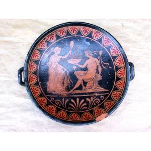 Plat Néo- Grec Vers 1900, Kylix