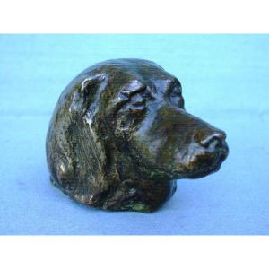 Bronze Setter Dog Head? Hunting Clipboard