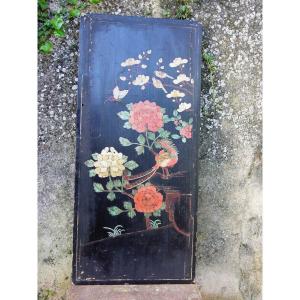 Old Japan-china Lacquer Panel