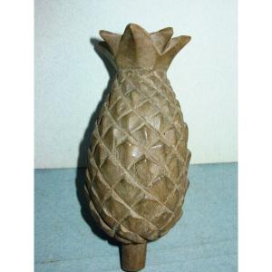 Pineapple In Carved Wood To Gild