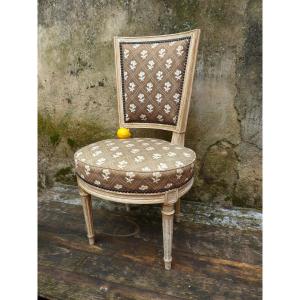 19th Century Louis XVI Style Fireside Chair