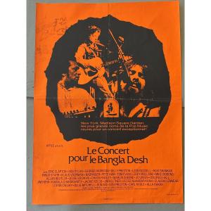 Affiche Originale : concert pour le Bangladesh 1971 