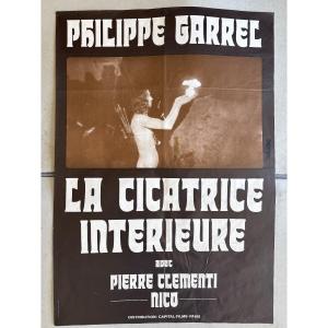 Affiche Originale ( 75x 52,5 cm) la cicatrice intérieure  Philippe Garrel