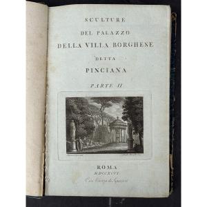 1746 recueil  de plus de 120 gravures : sculptures villa Borghese partie 2 