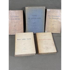 P.J. Toulet  5 ouvrages chez le divan et Émile Paul éditions numérotées pour 3