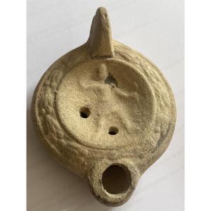 Lampe à Huile Romaine Antique 