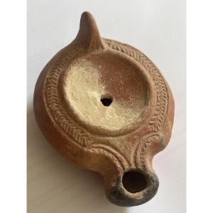 Lampe à Huile Romaine Antique 