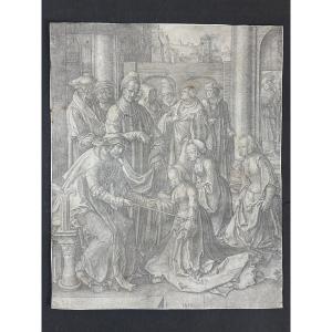 Lucas Van Leyden: "esther Before Ahasuerus" 1418