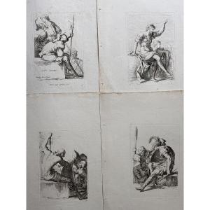 Salvatore Rosa (1615–1673) Series Of Figurines