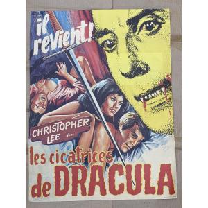 Affiche Originale : les cicatrices de Dracula 1970