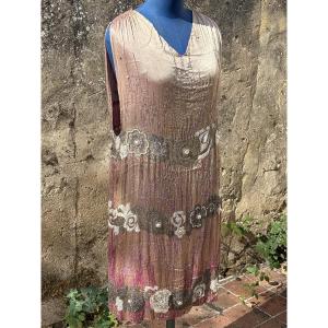 1925 Beaded Silk Dress