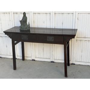 19th-century Ming Dynasty Console Table From China With Antique Patina