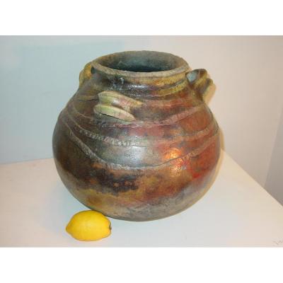 Ceramic By "regula Brotbek" Technique "raku" 1996