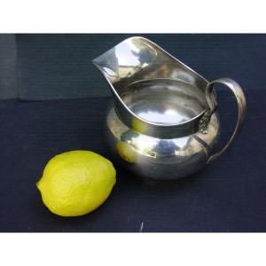 19th Century Cream Or Milk Jug In Sterling Silver