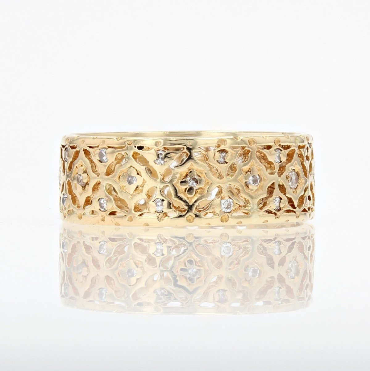 Old Ring In Gold And Diamonds-photo-5