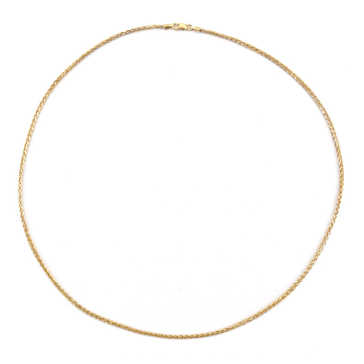 2 Gold Palm Tree Mesh Chain-photo-3