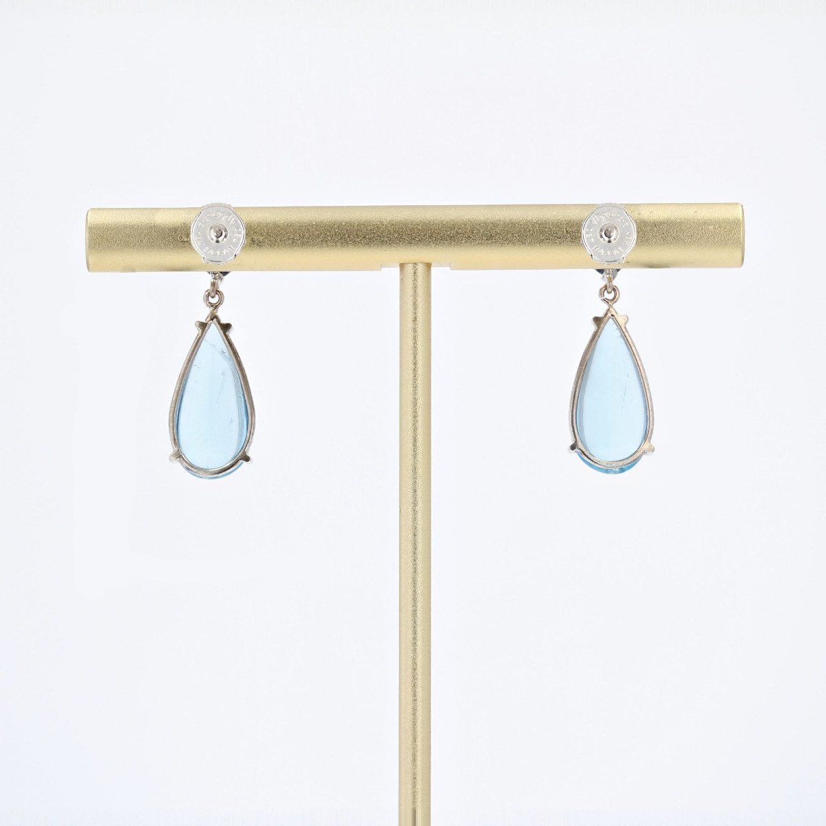 Sapphires And Aquamarines Earrings-photo-7