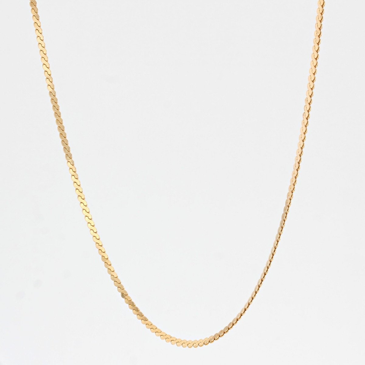 Chaine En Or Jaune Maille Fantaisie-photo-4