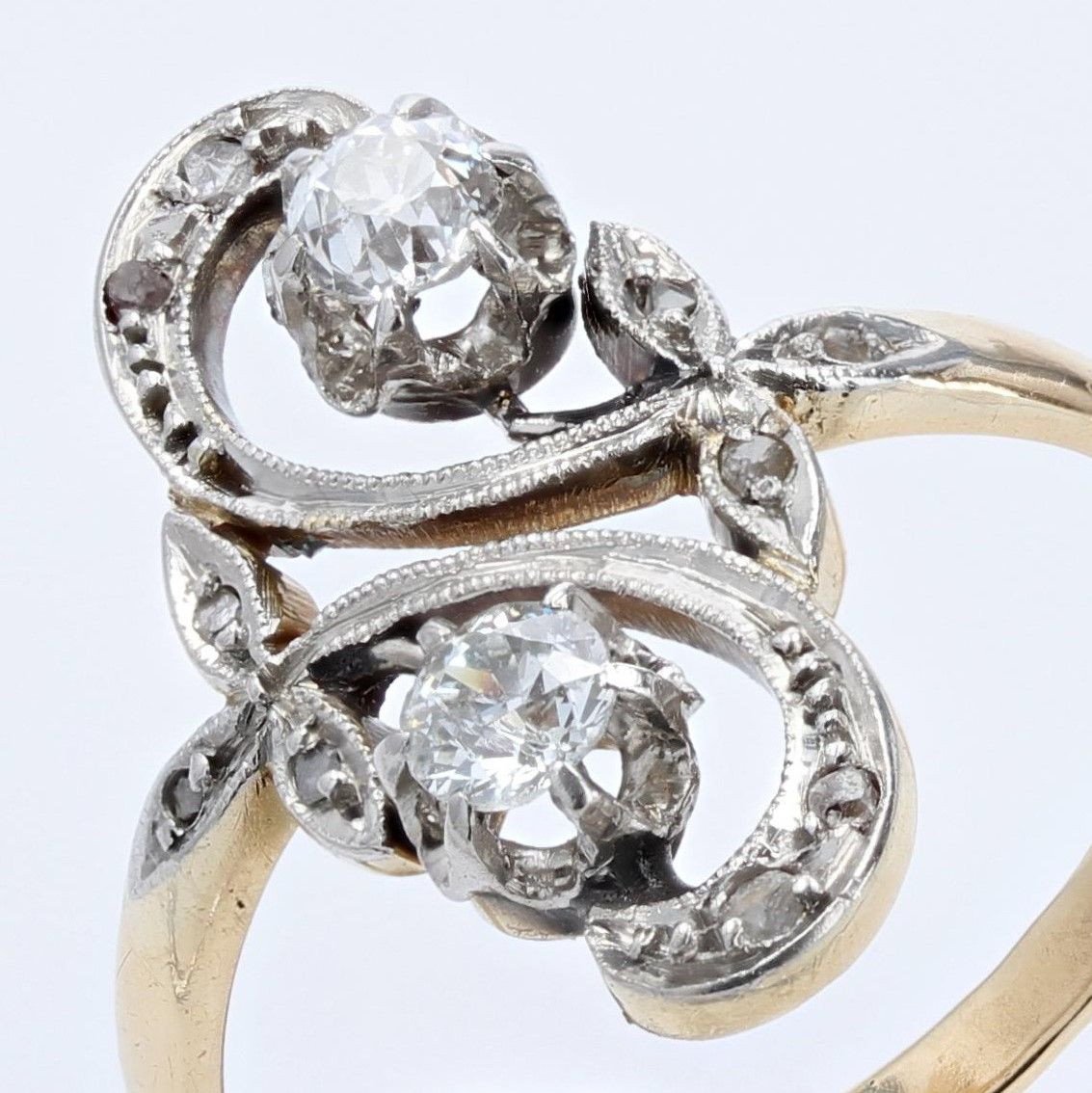 Old Gold And Diamond Ring From The Belle Epoque-photo-6