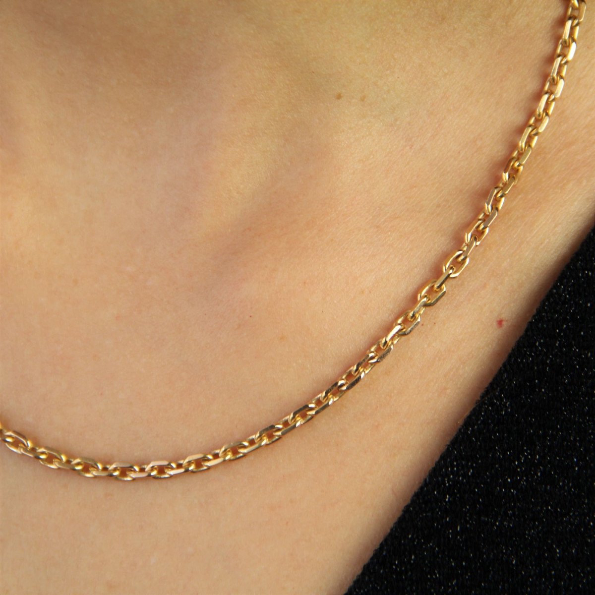 Limée Forçat Chain In Rose Gold-photo-5