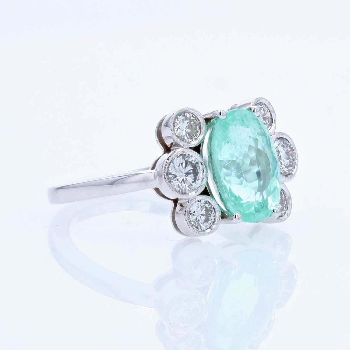 Paraiba Tourmaline And Diamonds Ring-photo-7