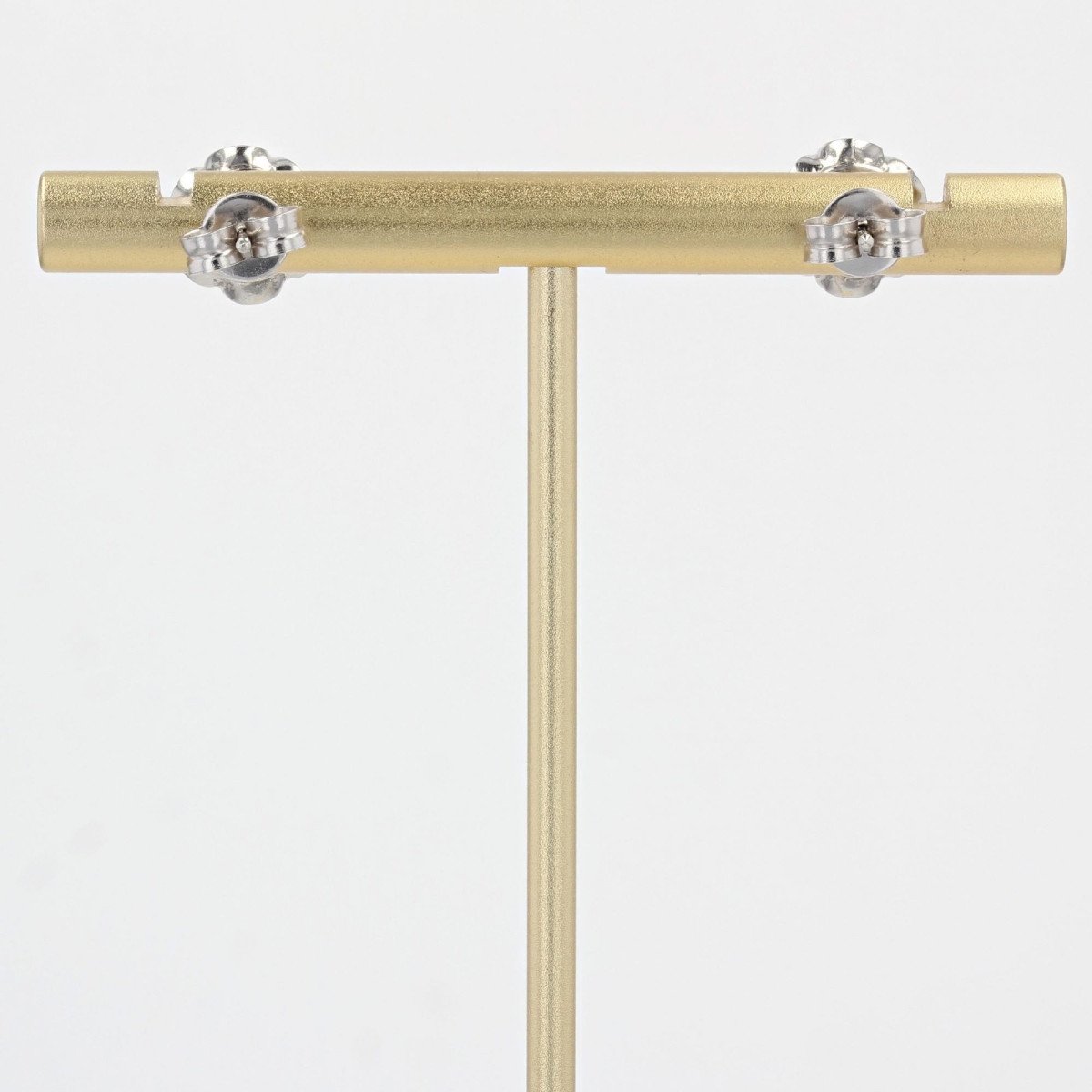 Boucles d'Oreilles Diamants Serti Dahlia-photo-5