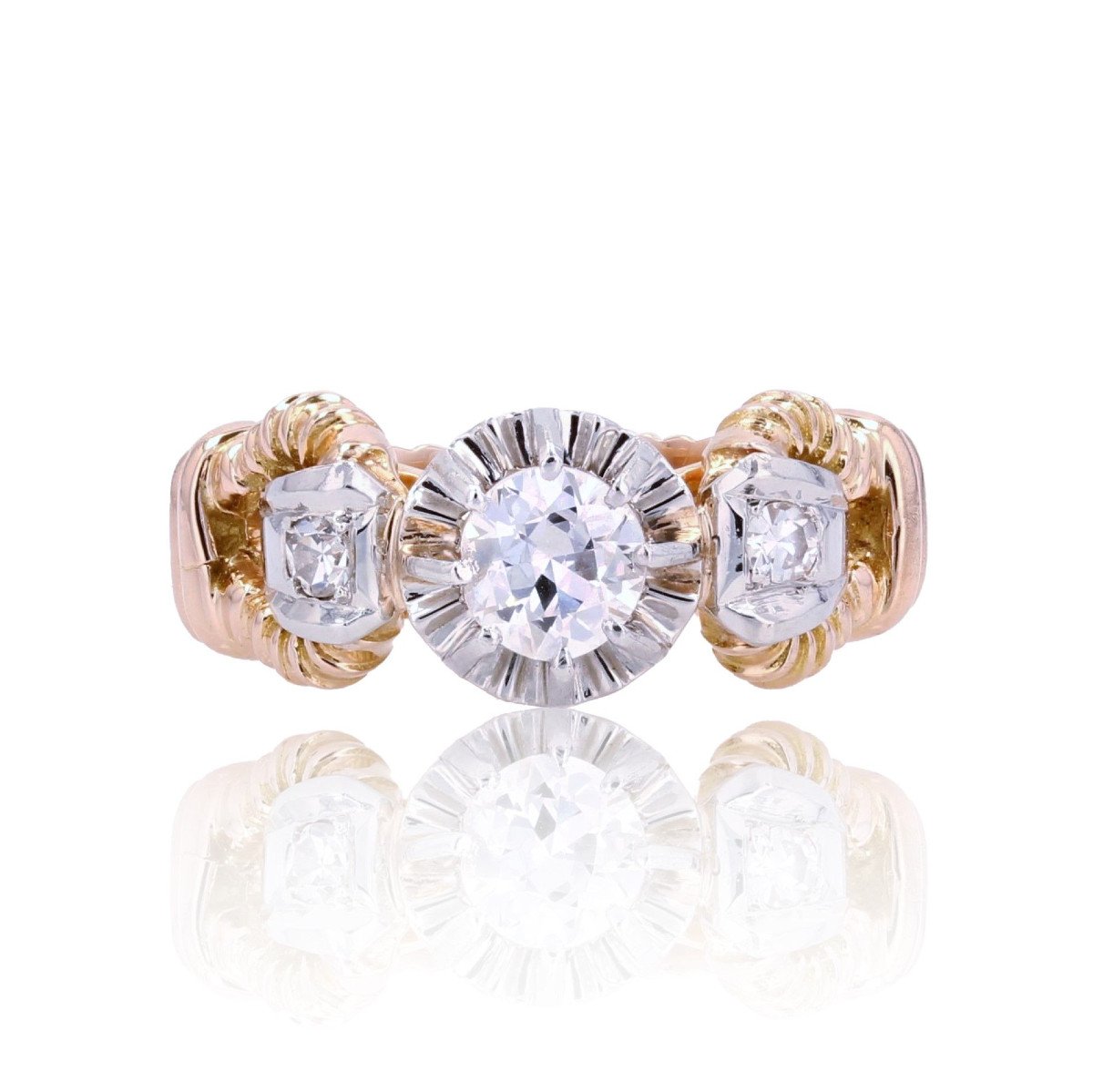 Vintage Diamond Solitaire Ring